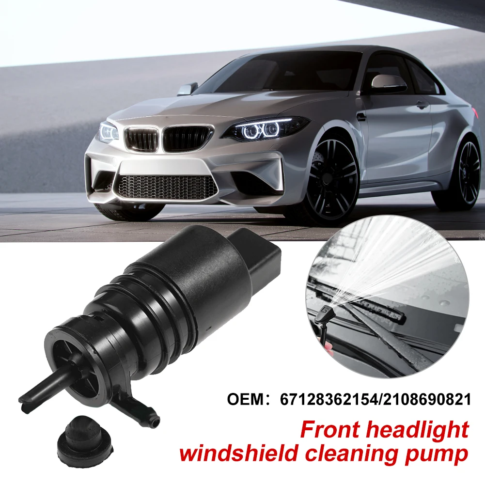 

Windshield Washer Pump 1 Outlet for Mercedes Benz W211 W203 W204 C230 BMW E46 E38 E39 E60 E65 E53 X3 X5 Z4 M3 A2218690121