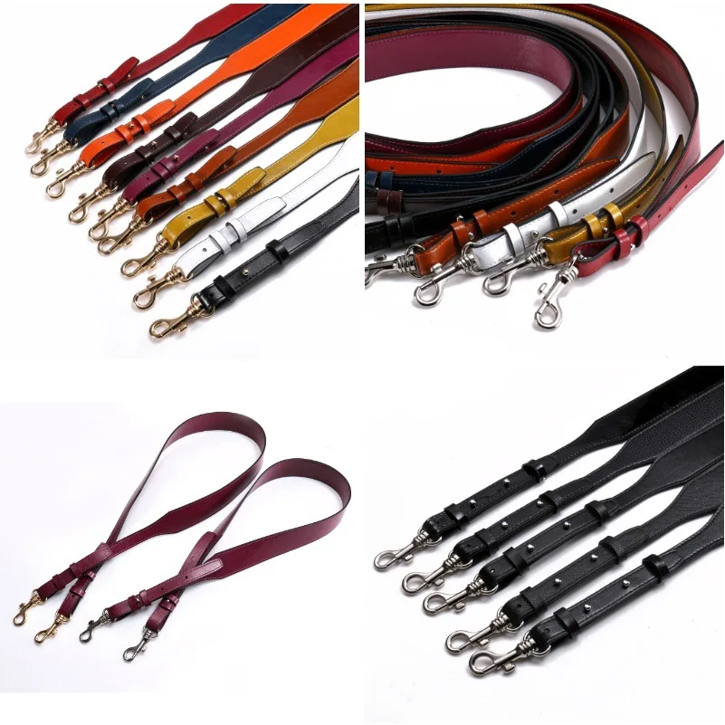 

4cm Wide Long Bag Strap for Handbags Women Replacement Straps Single Shoulder Belt Accessories Parts Real Leather