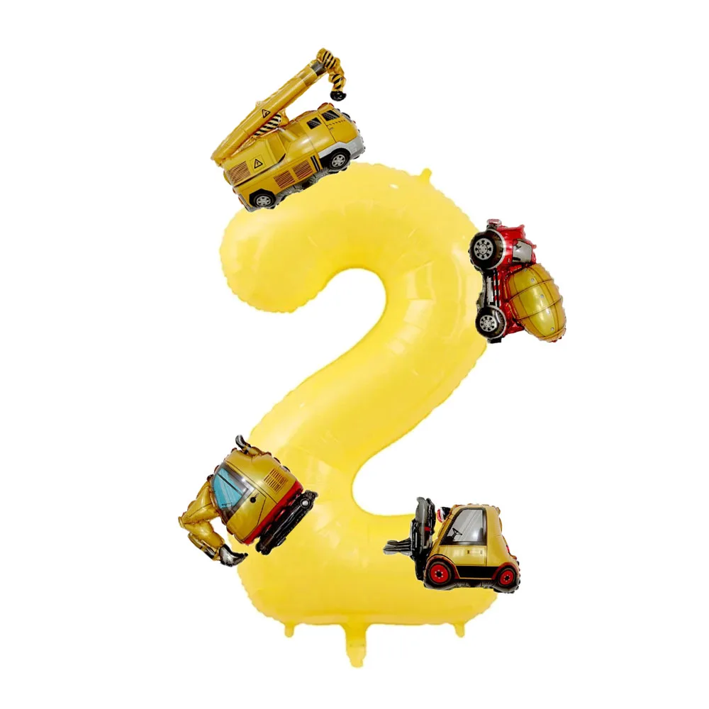 

Набор картонных экскаваторов Popdropparty для детского праздника