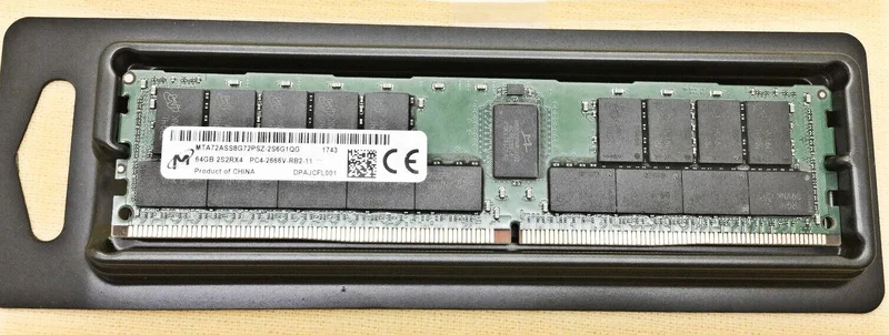 

RAM MTA72ASS8G72PSZ-2S6G1 64G 2S2RX4 PC4-2666V memory RDIMM