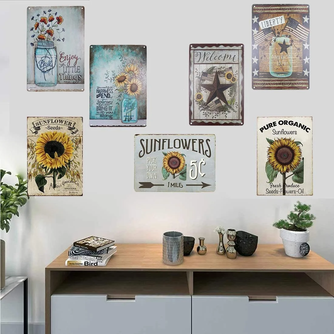 Плакат Хэллоуин Безголовый сонный полый Байкерский металлический знак бар паб