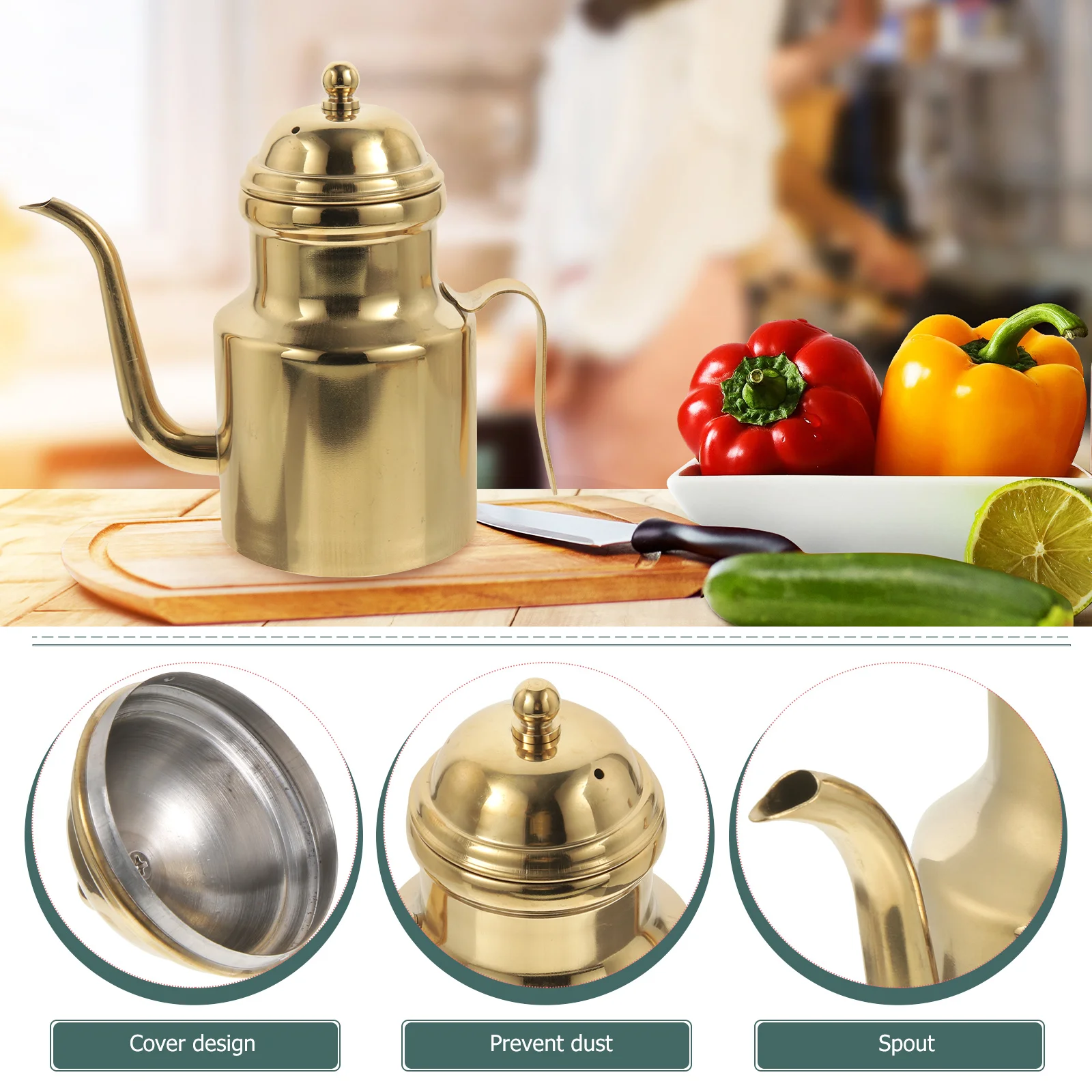 Унцивая масленка портативный контейнер кухонный диспенсер для уксуса из