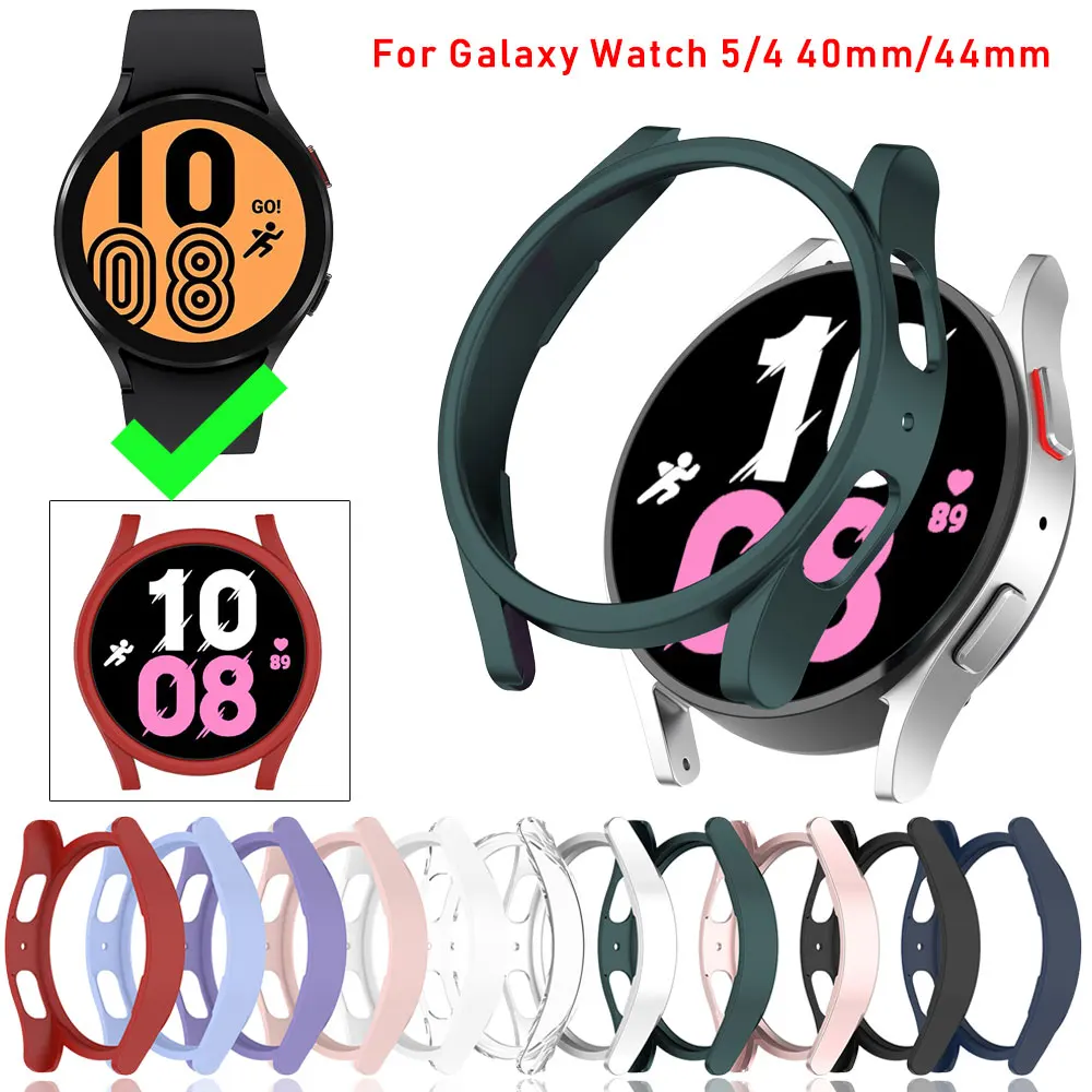 Чехол для часов Samsung Galaxy Watch 5 40 мм 44 мм, универсальный бампер из поликарбоната для Galaxy Watch 5 44 мм 40/44 мм, защитный чехол с рамкой