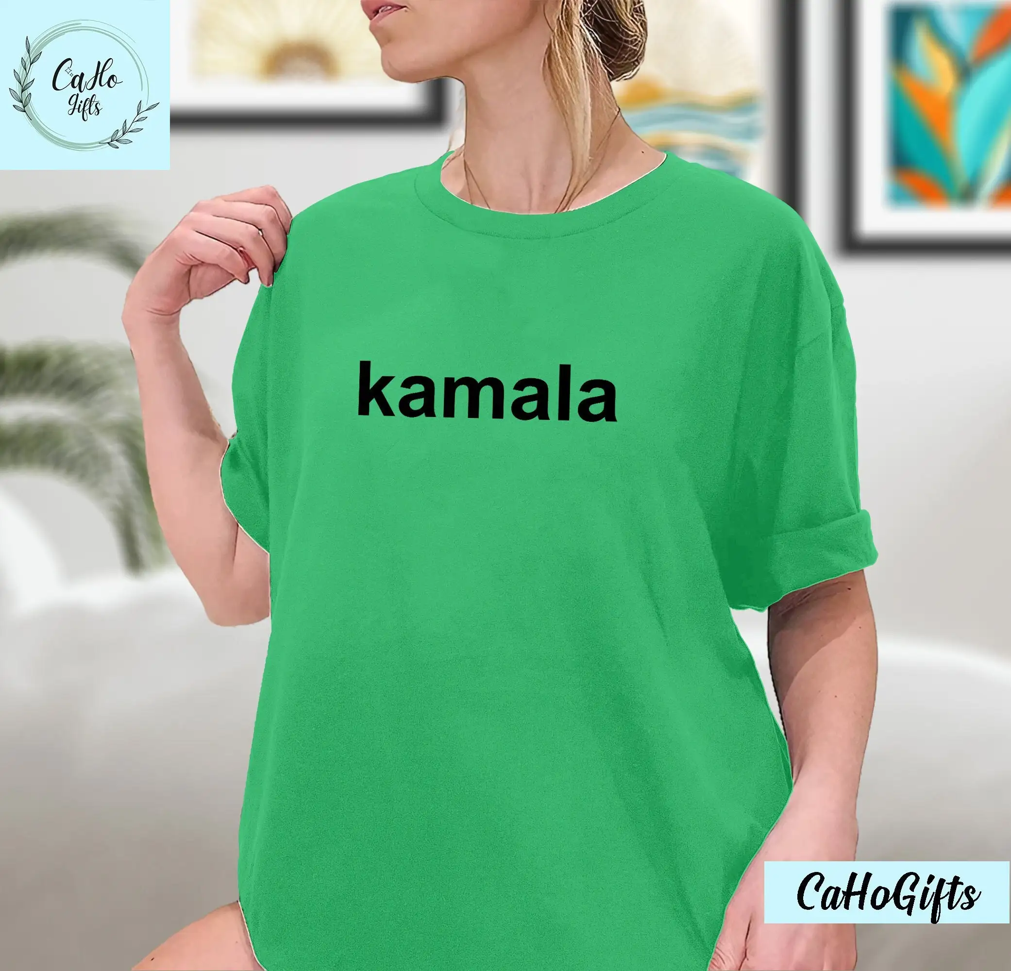 Футболка Kamala Brat летняя детская футболка Harris для президента 2024 товары