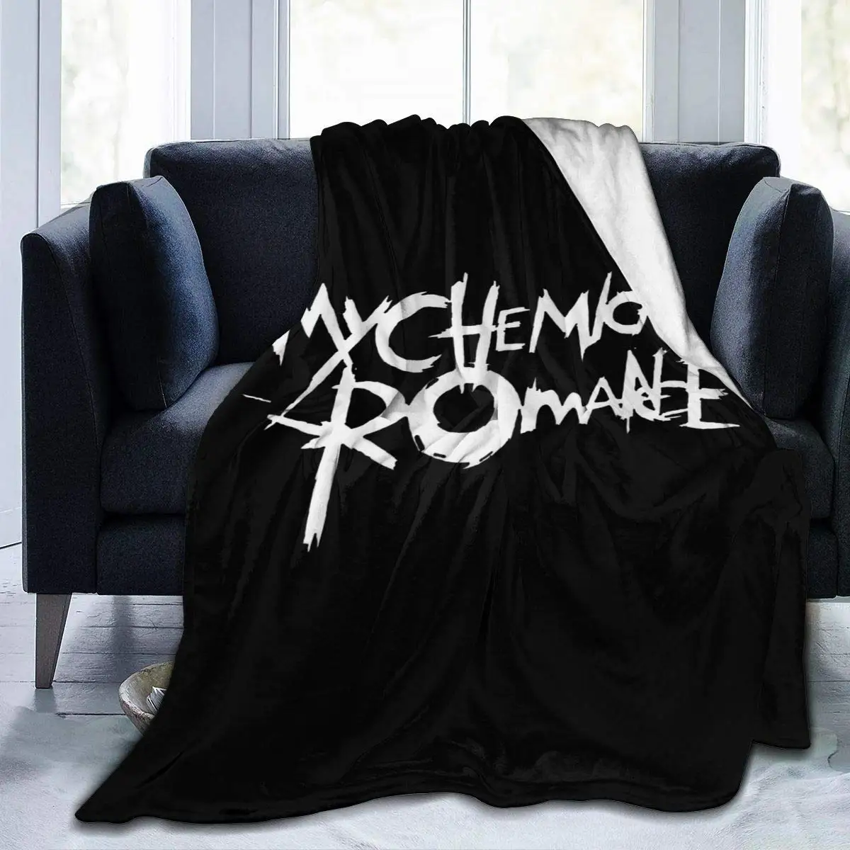 

Супермягкое Фланелевое всесезонное легкое теплое одеяло My Chemical Romance для гостиной и спальни
