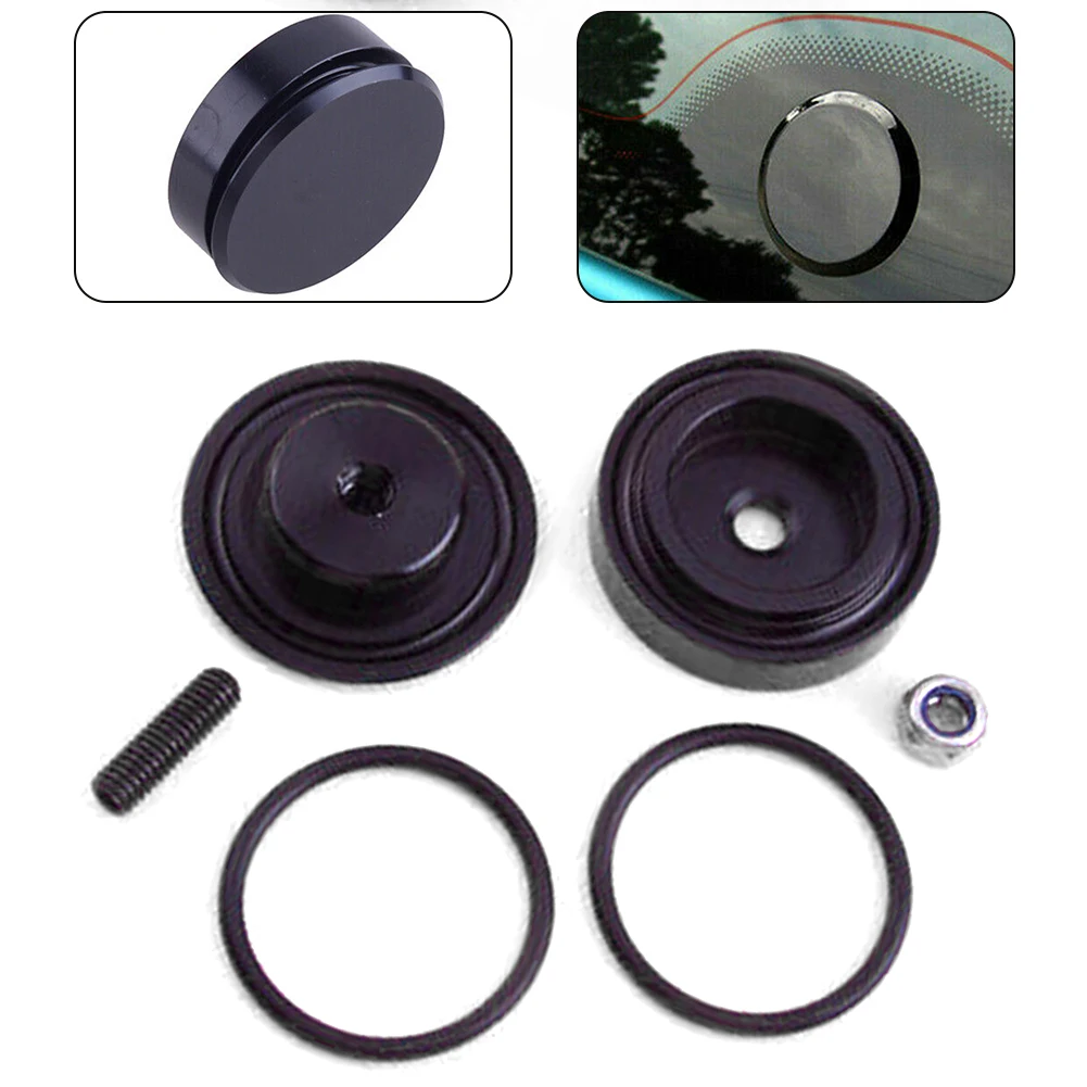 

1 Set Car Rear Wiper Block Off Delete Plug Cap Cover Grommet Fit For VW Golf MK4 MK5 MK6 MK7 R32 For Honda For Acura