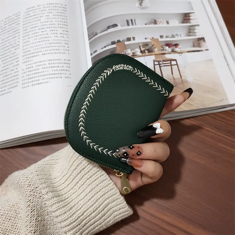 Luxury Classical Women Bag Fashion Leather Business Card Holder Genuine Leather Credit Card Holder Women Wallet Zipper