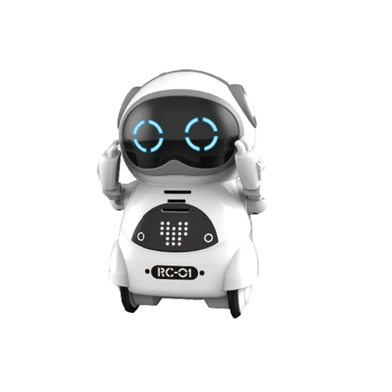 Russian 939A Pocket Robot Talking Interactive Dialogue Speech Recognition Record Singing Dancing Telling Story Boy Girl Toys