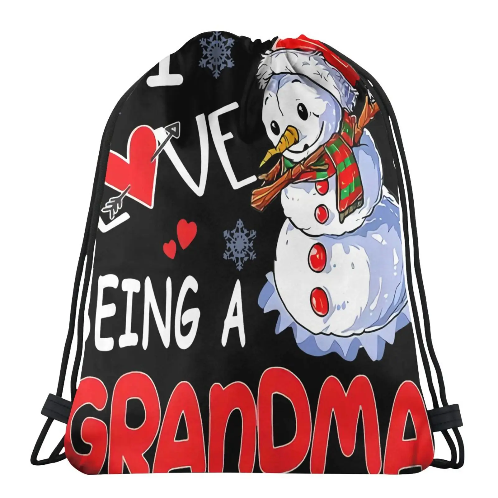 

Рождественская сумка «Я люблю быть бабушкой», сумка на шнурке, сумки для обуви, ведро, сумки на шнурке, сумка для обуви для школьниц