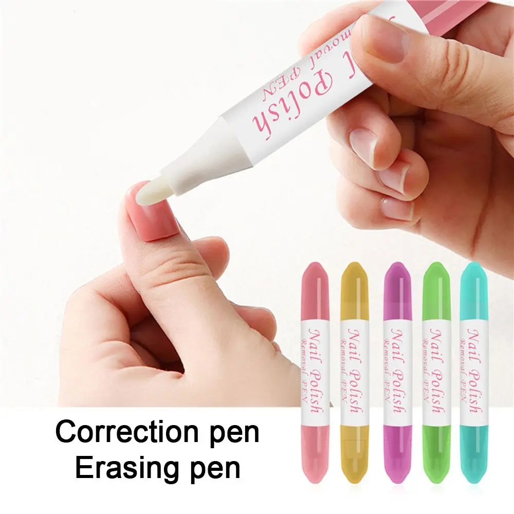 

1 Pcs Nail Polish Cleaning Remover Brush Corrector Pen Nail Art Tools UV Gel Nail Polish Degreaser Manicure Accessory