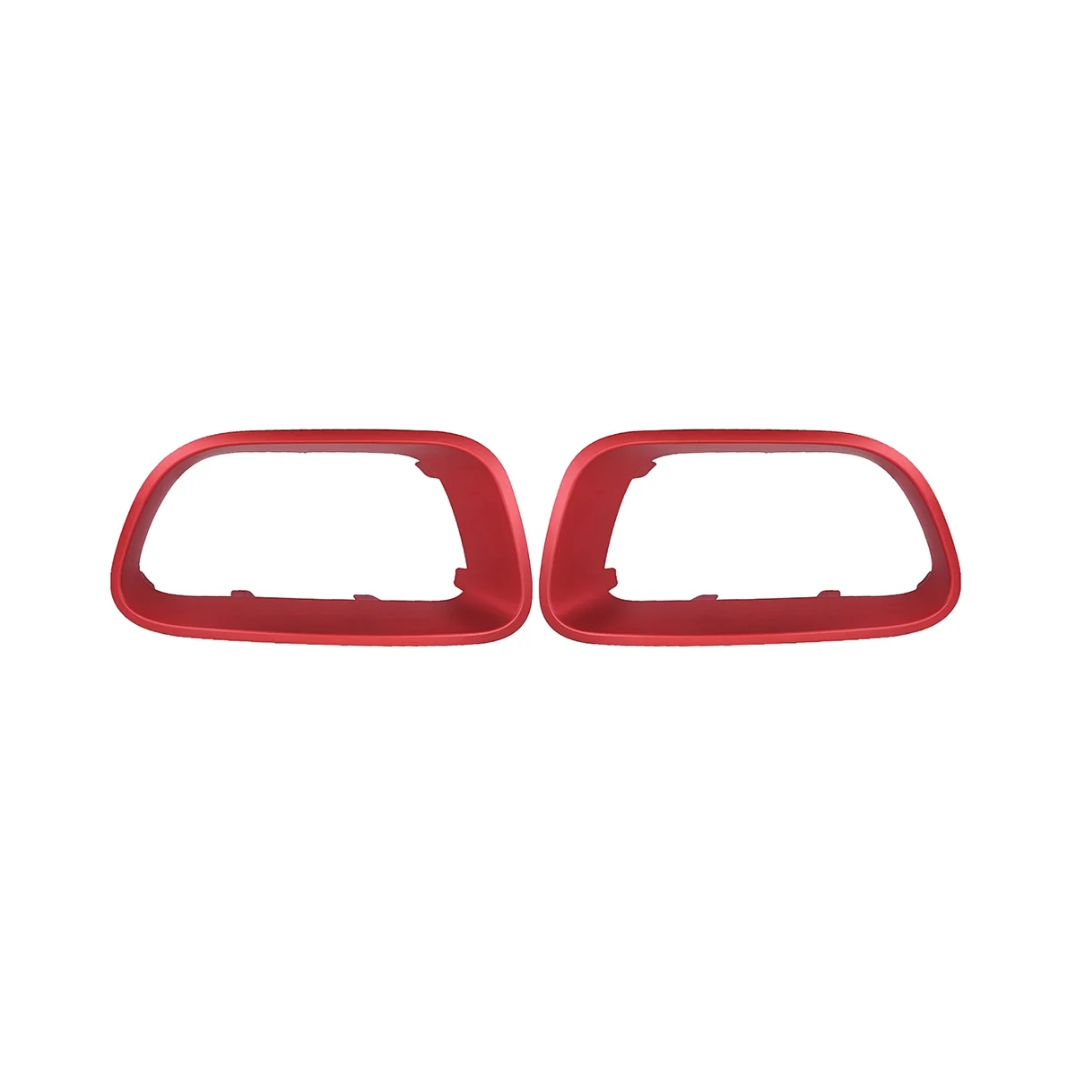 

1Pair Car Front Bumper Decorative Frame Angel Eyes Refit for C5 9817829477 9817829377 Red
