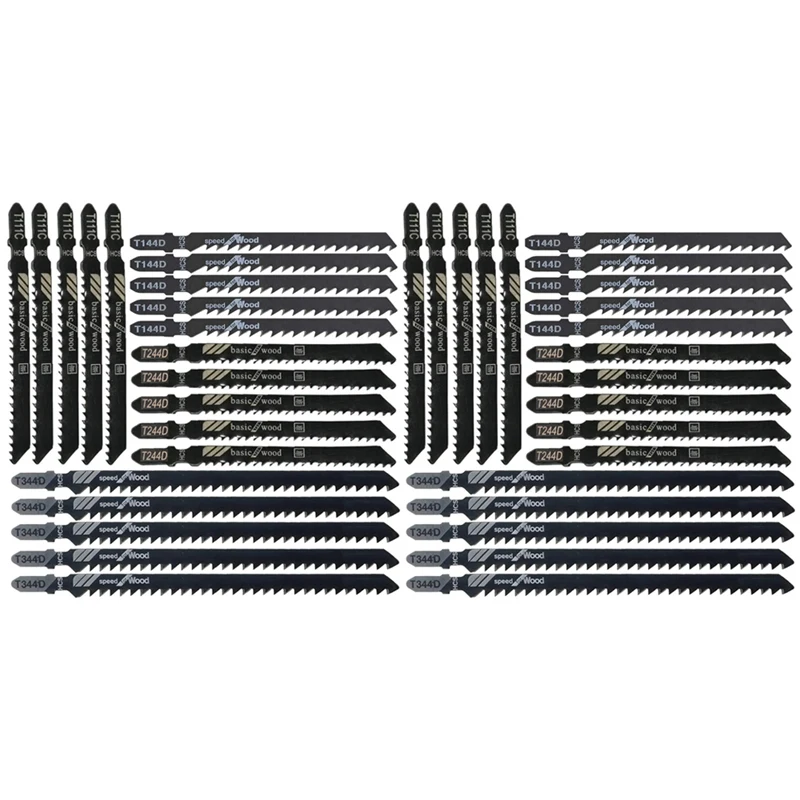 

Набор лезвий для резки дерева с Т-образным хвостовиком, 40 шт.
