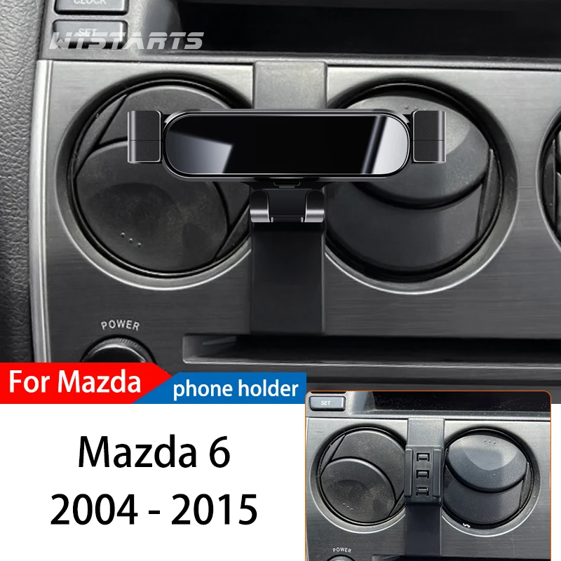 

Автомобильный держатель для телефона для Mazda 6 2004-2015 GPS Специальный гравитационный навигационный мобильный кронштейн вращающийся на 360 градусов кронштейн аксессуары