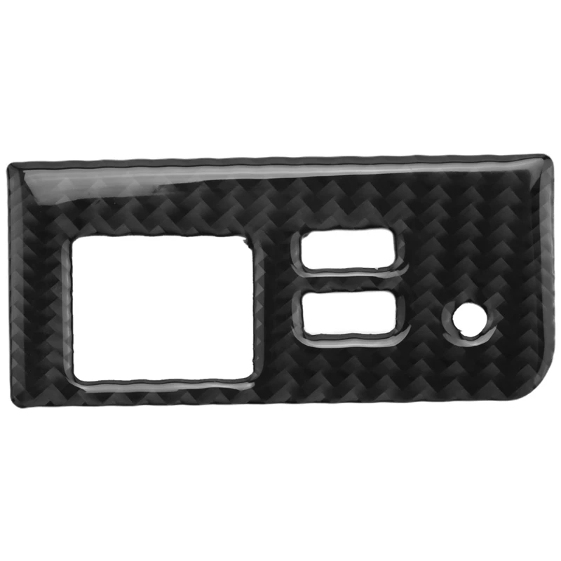 

For Mazda MX-5 Miata Roadster Carbon Fiber Center Storage Button Switch Cover Trim Sticker 2016+ MX5 ND Interior