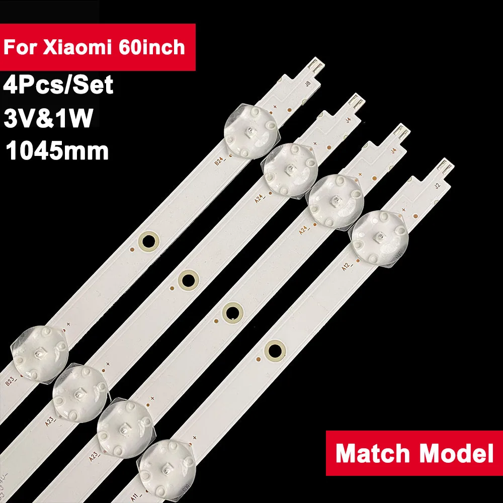 4 шт./комплект, детали для телевизора Xiaomi 60 дюймов, 1045 мм, 3 в