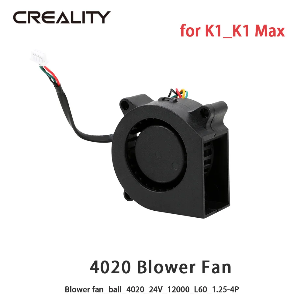 

CREALITY for K1_K1 Max 4020 Blower Fan DC24V 0.3A Brand New Original Parts