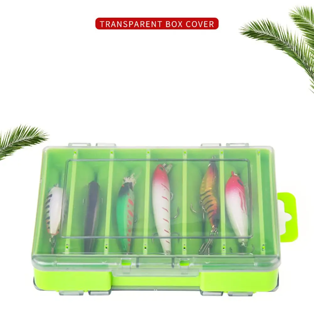

Double-sided Bait Box Portable Multi-function U-shaped Fake Bait Storage Box Fishing Gear Accessories