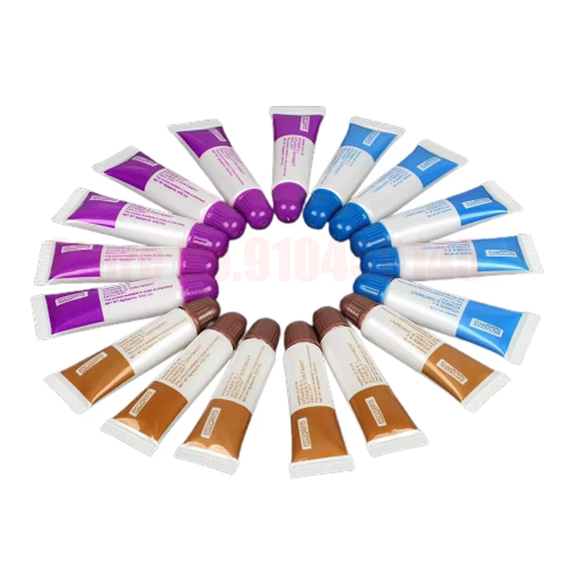 

100pcs Vitamin A D Tattoo Aftercare Cream Gel Healing Skin Anti-Scar Preserve Color Skin Lip Eyebrow Care Tattoo Accessories
