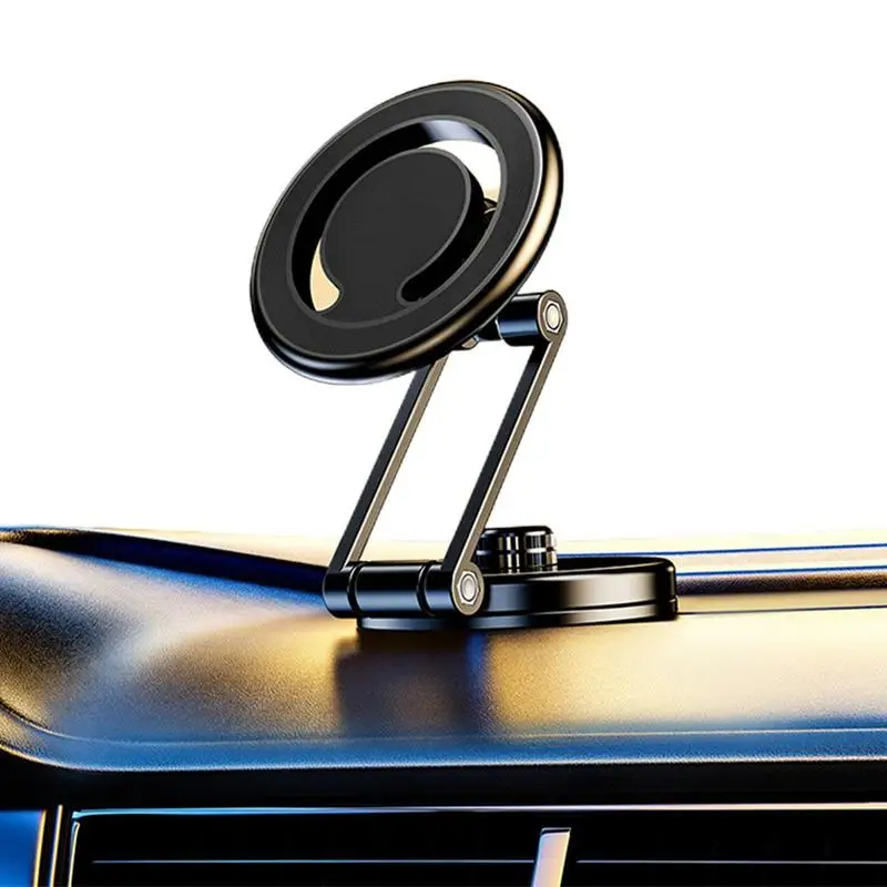 

360 Rotatable Magnetic Car Phone Holder Magnet Smartphone Support GPS Foldable Phone Bracket In Car