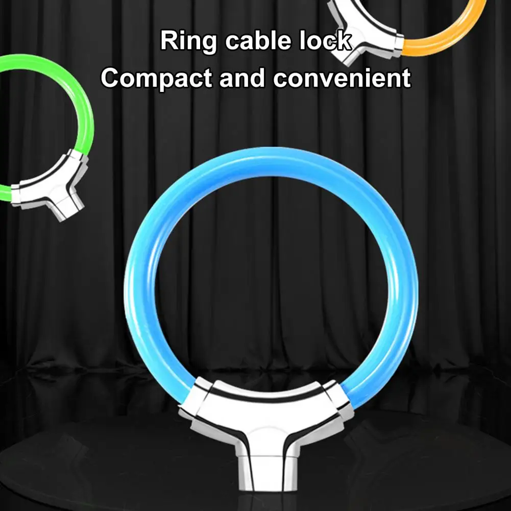 

Ring Bicycle Lock High Quality Easy To Carry Bold Anti-Theft Ring Shape Cycling Lock for Riding Cycling Lock Bicycle Lock