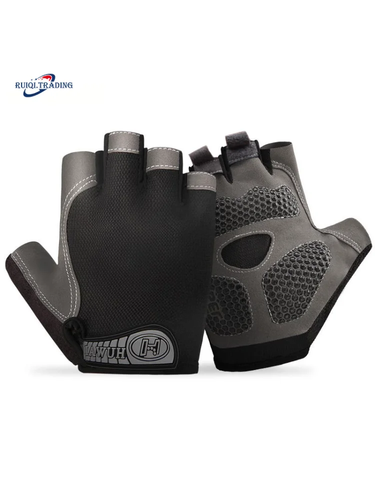 

Thin Cycling Bike Gloves Half Finger Shockproof Breathable MTB Mountain Bicycle Sports Gloves Men Women Cycling Equipment