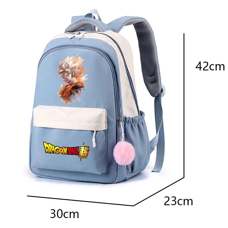 Рюкзак с аниме Драконий жемчуг для девочек и мальчиков школьный ранец учеников