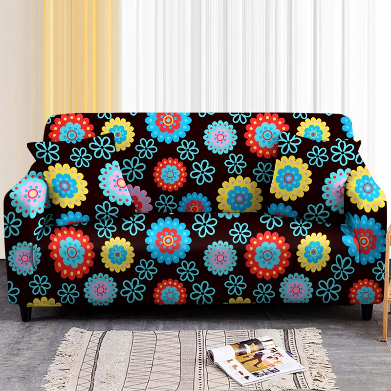 

Чехол для дивана эластичный с 3D принтом, 1/2/3/4 дюйма