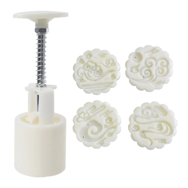 50 г симпатичные пластиковые формы в форме облака для лунного торта Форма