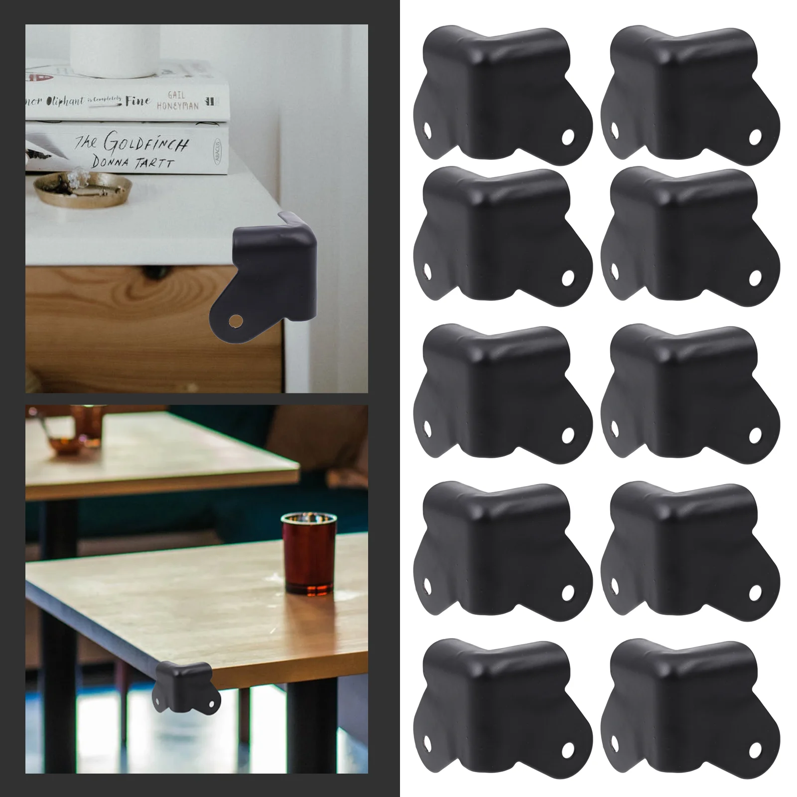 

16 Pcs Speaker Wrap Angle Cabinet Corner Guard Home Protector Practical Protectors Useful Iron