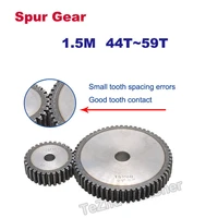 1pc spur gear cylindrical gear 1 5m 44t45t46t47t48t49t50t51t52t53t54t55t56t57t58t59t flat gear transmission parts