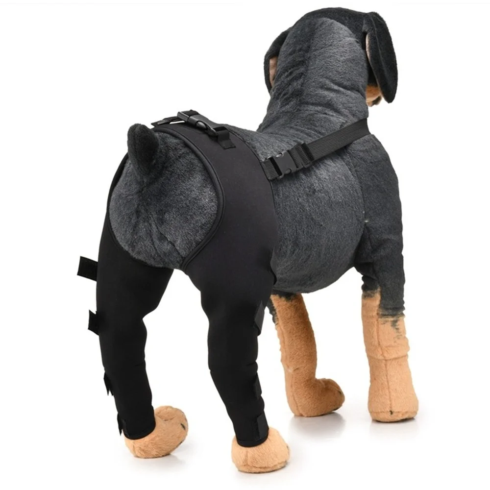 

Pet Knee Pads Support Brace for Leg Hock Joint Wrap Breathable Injury Cover Legs Dog Protector Support Protect Bandage Supplies