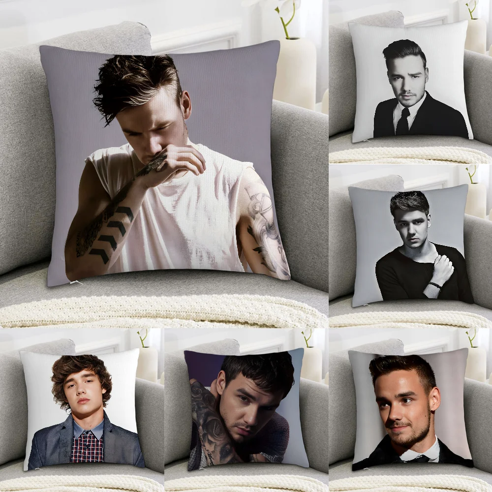 Наволочка L-Liam Payne Singer декоративная домашняя наволочка с двусторонним принтом