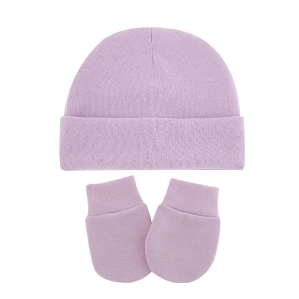 

Winter Baby Hat Gloves Set Boy Girl Warm Cotton Kids Beanies Stuff Children Accessories Newborn Bonnet Babies Photography Props
