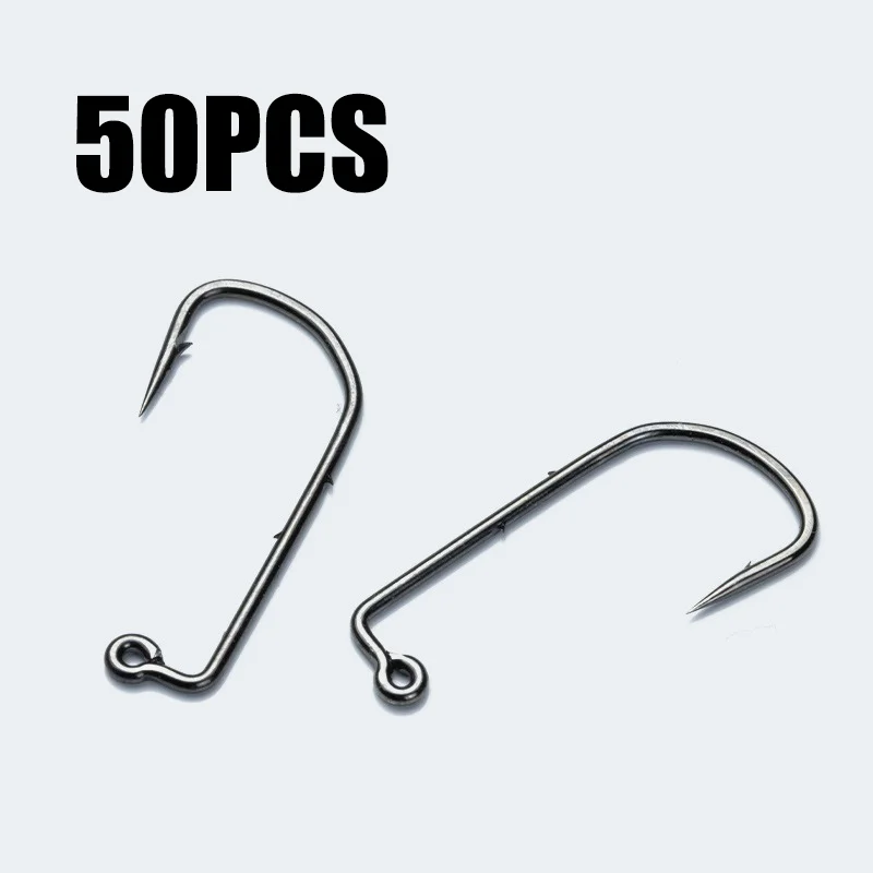 50 шт. рыболовные крючки для морской рыбалки 90 градусов размеры 4 #2 #1 #1/0 #2/0 #