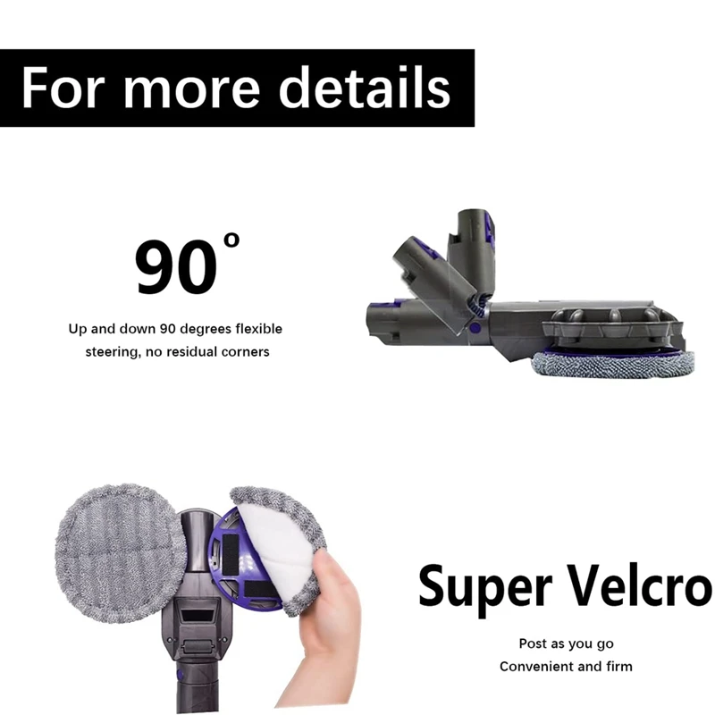 Электрическая насадка для швабры пола Dyson V7 V8 V11 V10 V15 пылесоса с водяным шагом и