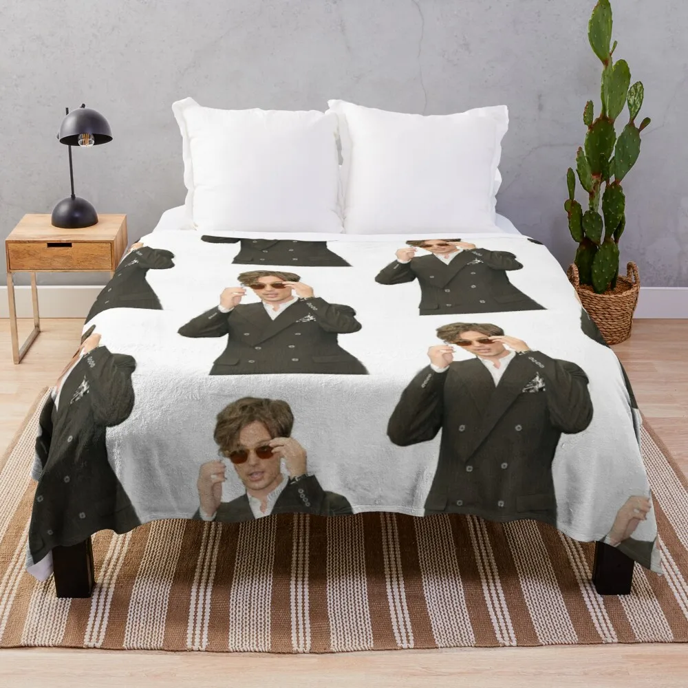 

Matthew Gray Gubler Throw Blanket Retro Blankets