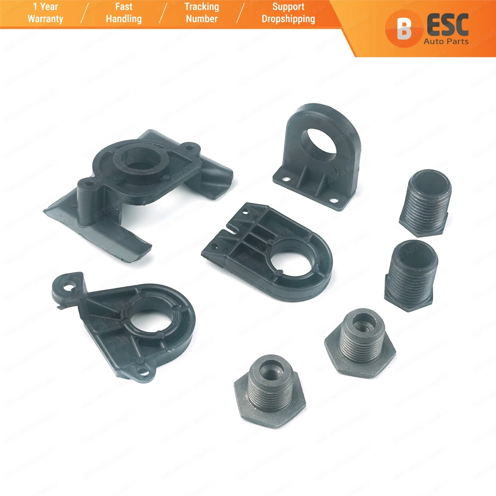 

ESC EHL529 Headlight Headlamp Housing Repair Bracket Mount Clips Tabs Set 5C7998226 Right for VW Jetta MK6 A6 5C6 2010-2018