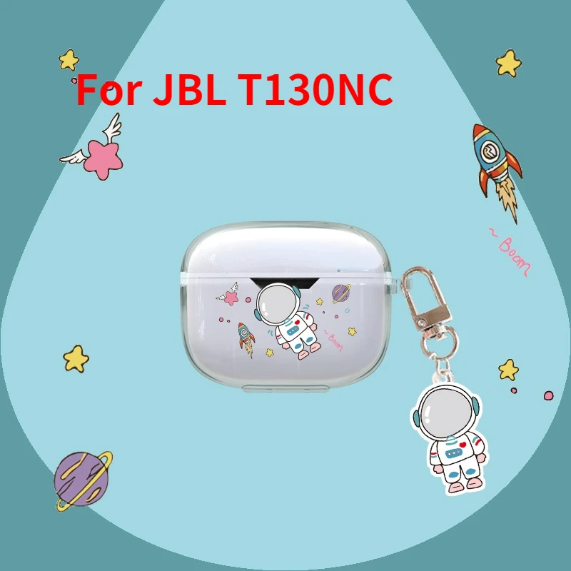 

Прозрачный силиконовый чехол для наушников JBL T130 NC