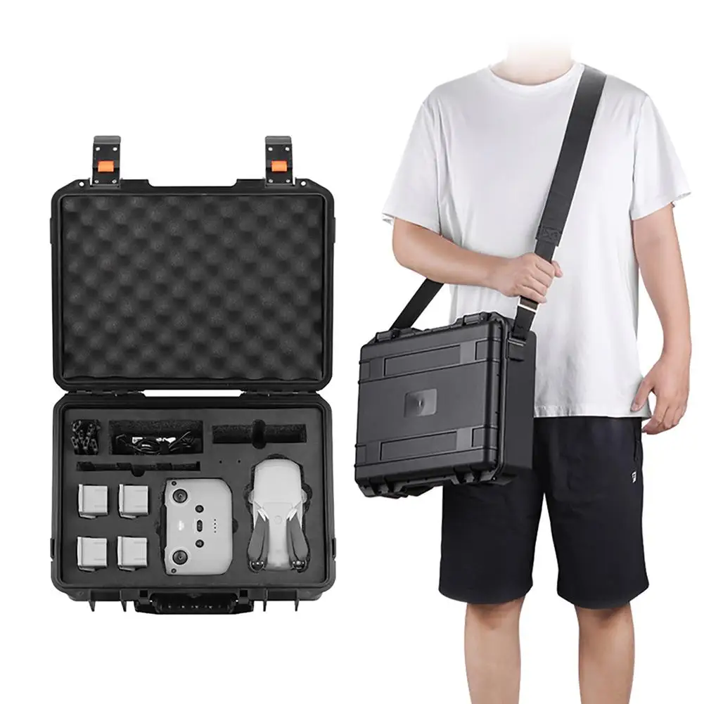 

Carrying Case Storage Bag Explosion-proof Box Remote Control Battery Handbag Compatible For Dji Mavic Air 2 Air2s Accessories