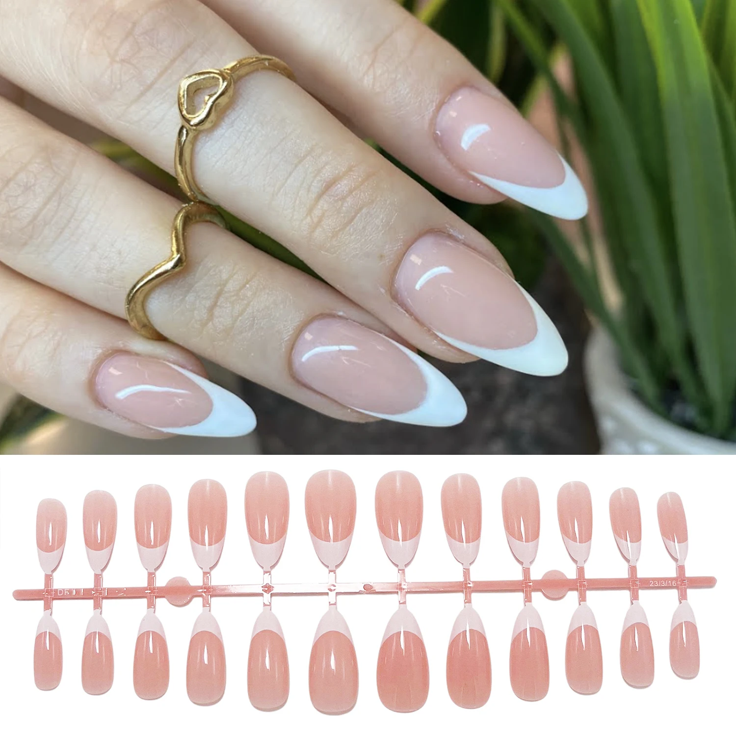 

Накладные ногти с полным покрытием, 120 шт.