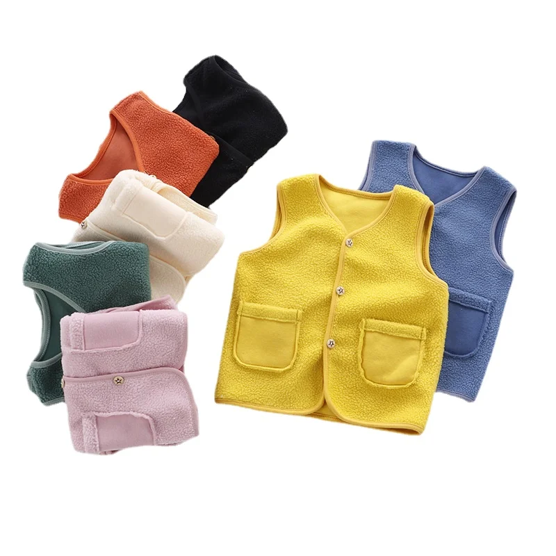 

Baby Girls Vest Winter Autumn Thin Coat Children Boy Sleeveless Jacket