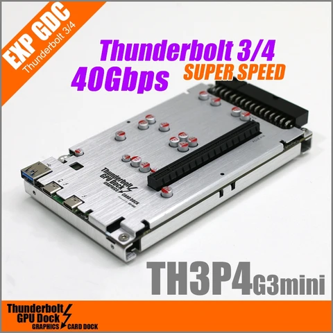 EXP GDC модернизированная TH3P4G3, совместимая с Thunderbolt док-станция для графического процессора, док-станция для ноутбука Macbook, для внешней графической карты PD60W
