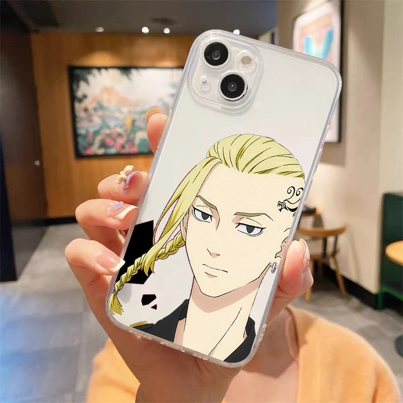 Tokyo Revengers Avengers Luxury Transparent Soft Phone Case For iPhone 14 13 12 11 Pro Max XS X XR SE3 7 8 Plus Shockproof Cover