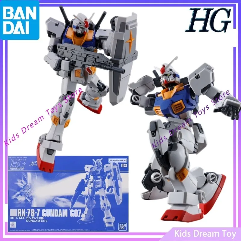 Фото Сборная модель Bandai в наличии, оригинальная PB Limited HGUC 1/144 RX-78-7 GUNDAM G07, аниме-фигурки, игрушки, подарки для детей, коллекционная модель №2