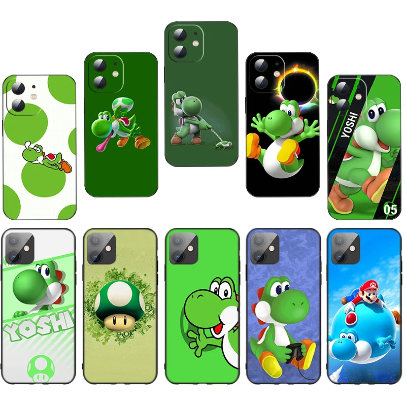 Мягкий силиконовый чехол TO6 Game M-Mario Yoshi для Samsung Galaxy S21 S23 FE S24 Ultra Plus A15 A25 35 A54 A55 5G Caver