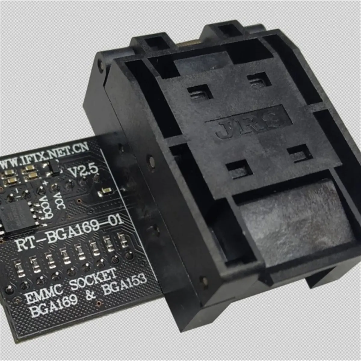 Фото A46U 1 комплект адаптера EMMC, гнездо для программирования EMMC, Rt-BGA169-01, BGA169, BGA153, адаптер EMMC с 5 рамками для прог №4