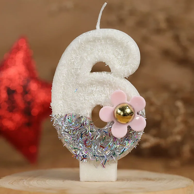 Новинка 1 шт. Цветные 0-9 свечи на день рождения ручной работы Креативные цифровые