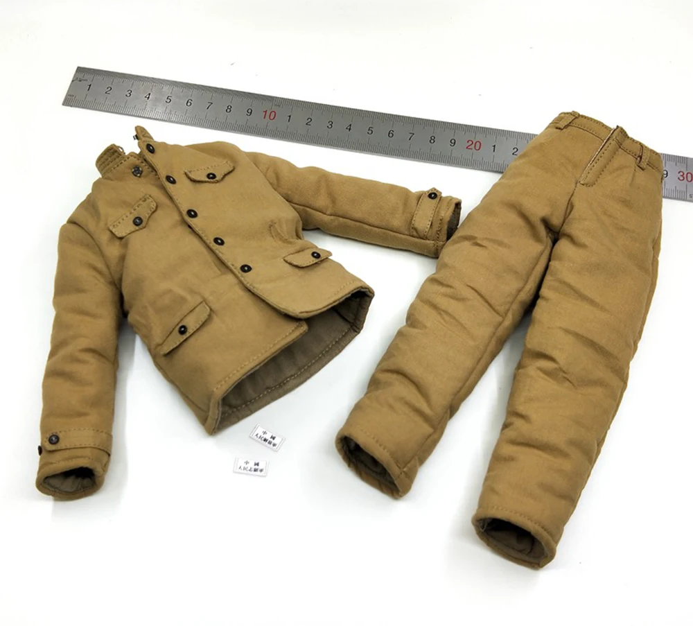 

VERYCOOL 1/6 VCF-2056 Brave Venerable Hero Volunteers Army Battle Cotton Dress Suit Coat Pant For 12inch Body Action Collect