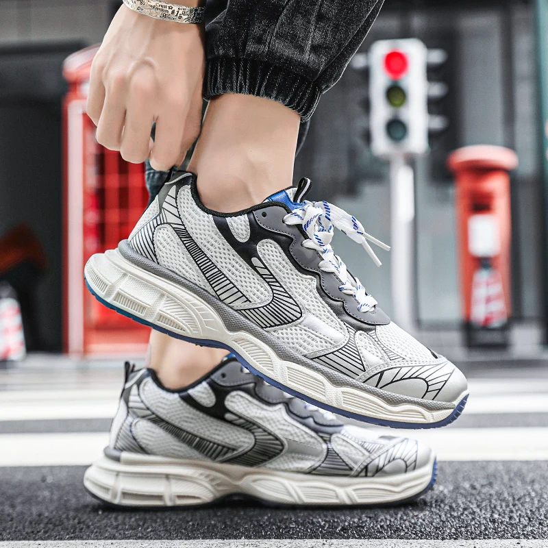 New Men's Marathon Running Shoes Outdoor Fitness Training Shoes Men's Classic Fashion Outdoor Sports Jogging Shoes