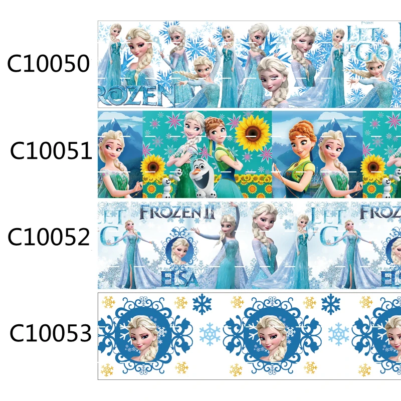 Мультяшный персонаж Эльза Анна 25 мм 38 лента Принцессы Диснея Холодное сердце -